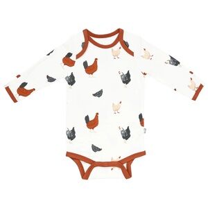 KYTE BABY BABYLONG SLEEVE BODYSUIT | CHICK